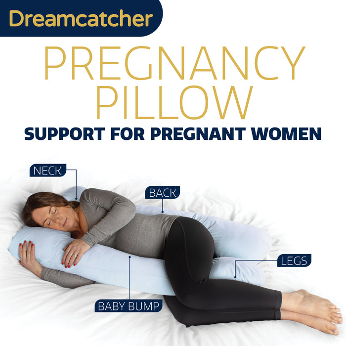 Dreamcatcher Pregnancy Pillow U Shaped Maternity Nursing Support Cushion Blue