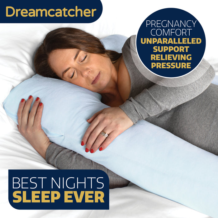 Dreamcatcher Pregnancy Pillow U Shaped Maternity Nursing Support Cushion Blue