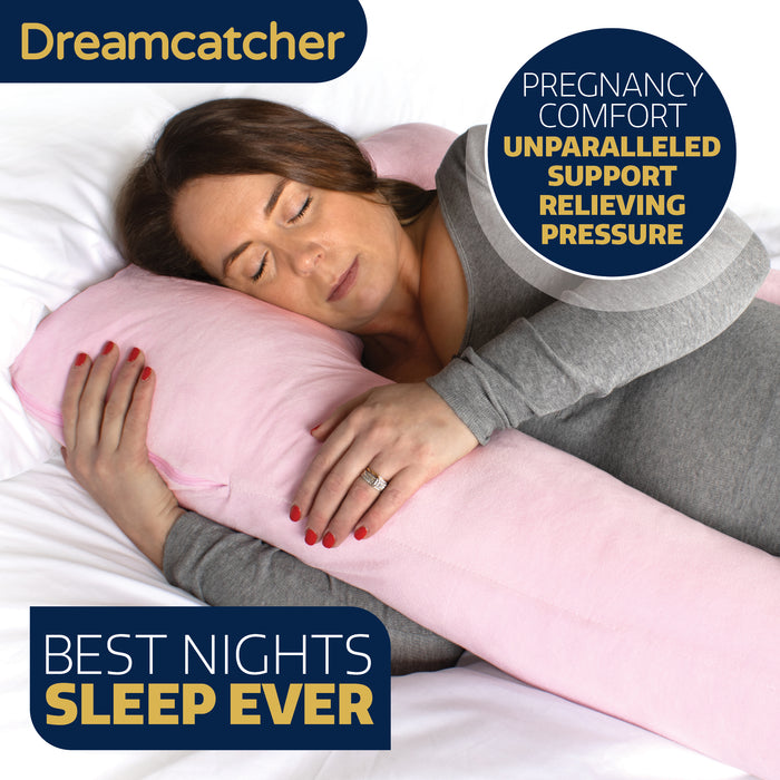 Dreamcatcher Pregnancy Pillow U Shaped Maternity Nursing Support Cushion Pink