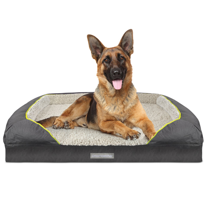 Dreamcatcher Grey XX Large Dog Bed Orthopaedic Memory Foam