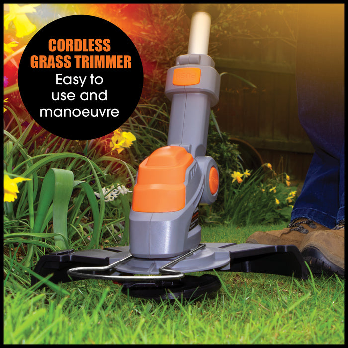 Terratek 20V Cordless Strimmer Extendable Pole Grass Trimmer